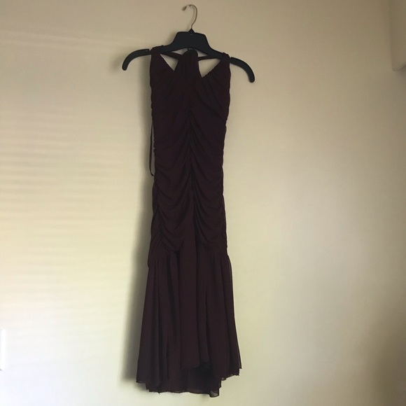 Burgundy red formal vintage dress - Picture 2 of 2